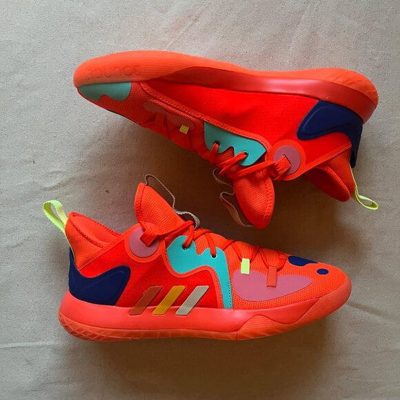 adidas | NWOT James Harden Stepback 2 - Solar Red / Sz US 11.5 - Picture 4 of 10